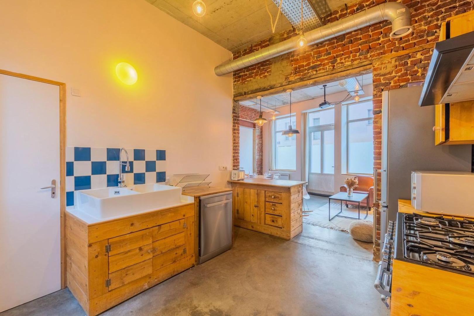 Appartement Atypique En Souplex, 2 Ch & Terrasse ลีลล์ ภายนอก รูปภาพ